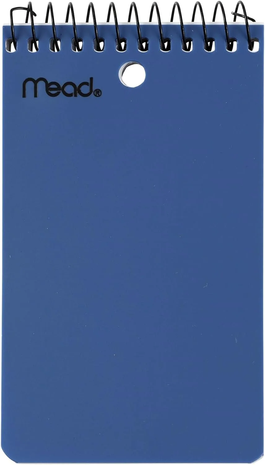 Mead Wirebound Top-Opening Memo Book, 3in x 5in, College Ruled, 100 Sheets