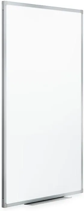 MEAD Dry-Erase Board, Melamine Surface, Silver Aluminum Frame