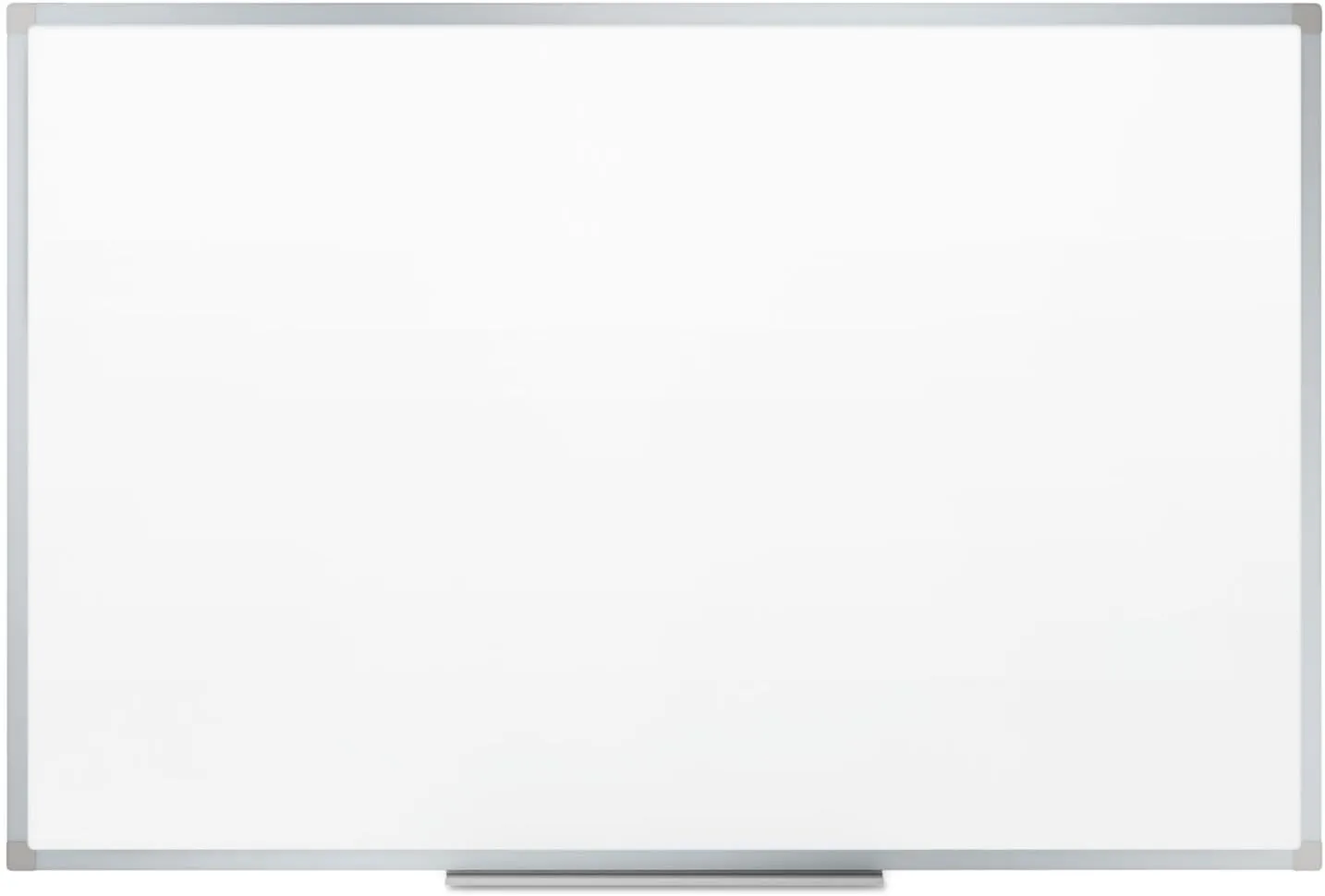 MEAD Dry-Erase Board, Melamine Surface, Silver Aluminum Frame