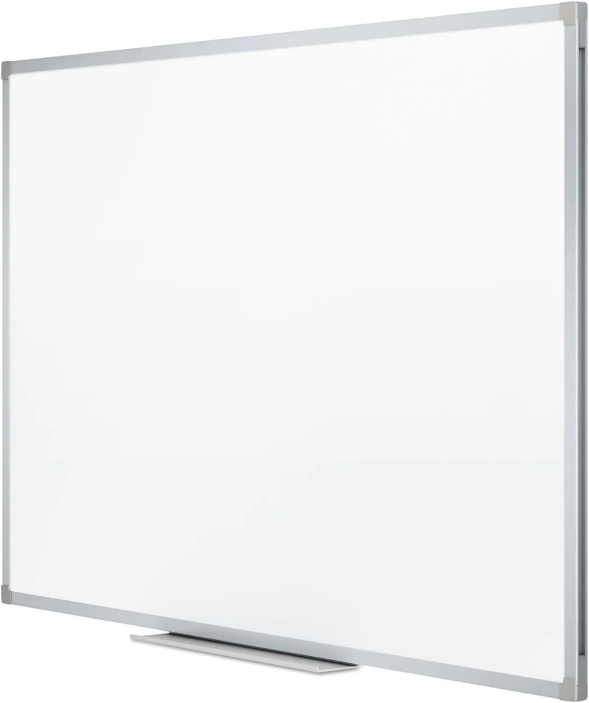 MEAD Dry-Erase Board, Melamine Surface, Silver Aluminum Frame
