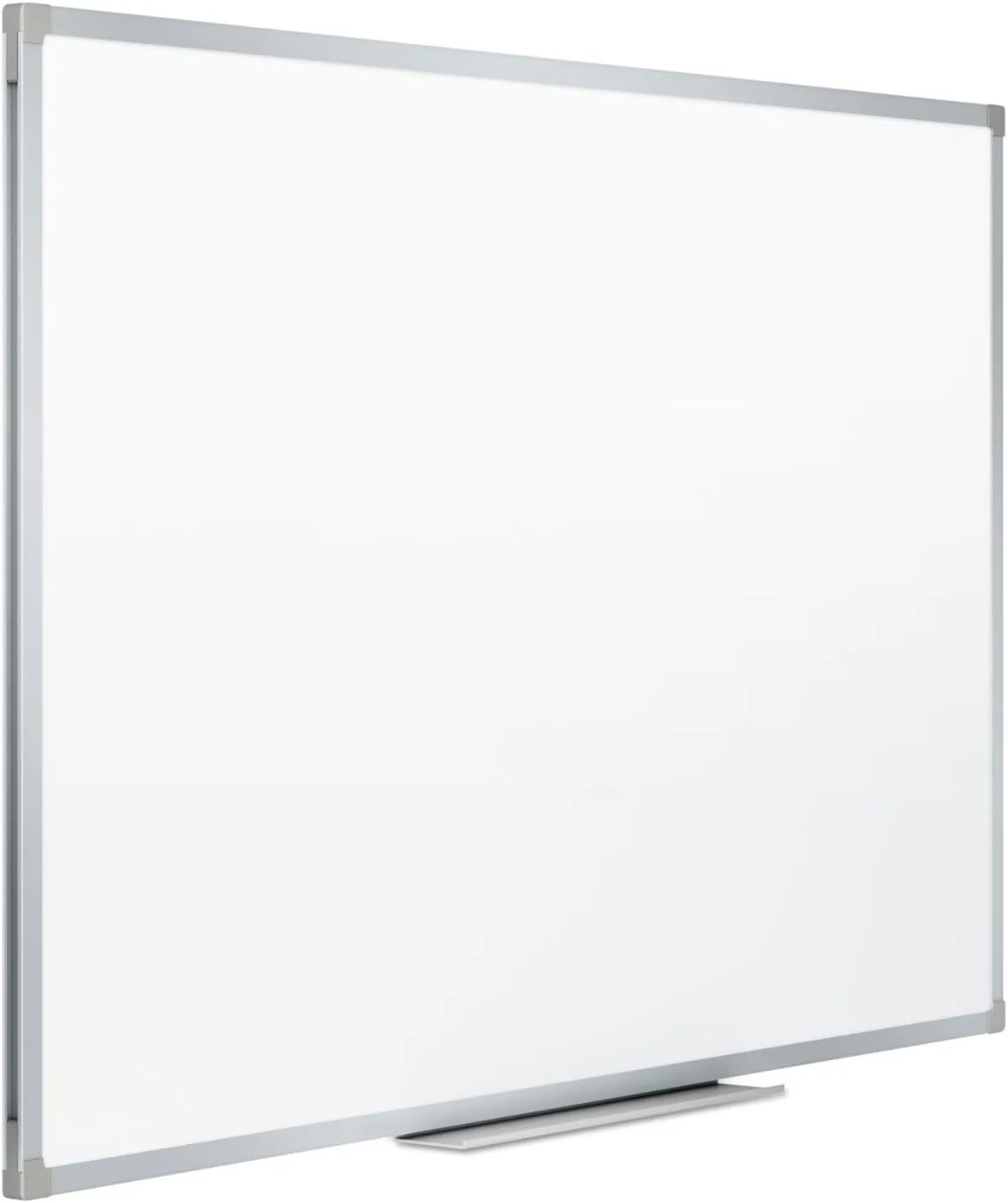 MEAD Dry-Erase Board, Melamine Surface, Silver Aluminum Frame