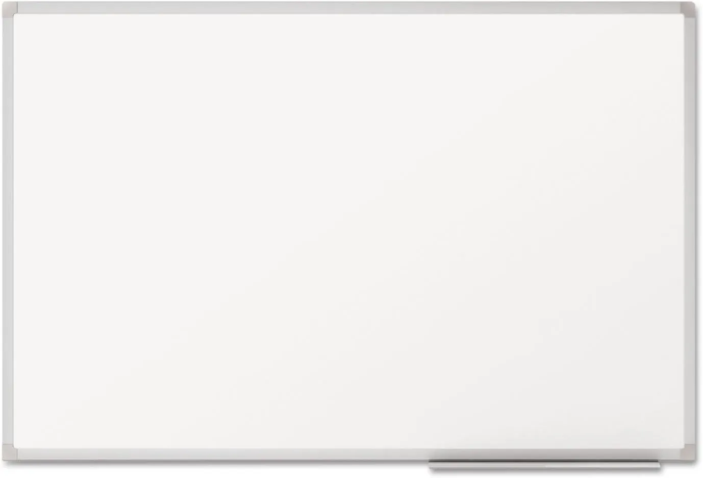 MEAD Dry-Erase Board, Melamine Surface, Silver Aluminum Frame