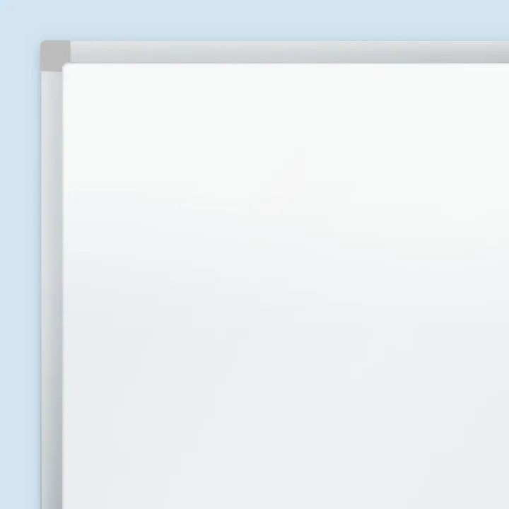 MEAD Dry-Erase Board, Melamine Surface, Silver Aluminum Frame