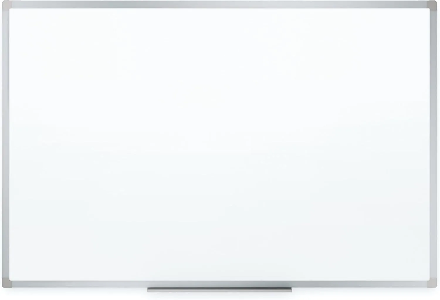 MEAD Dry-Erase Board, Melamine Surface, Silver Aluminum Frame
