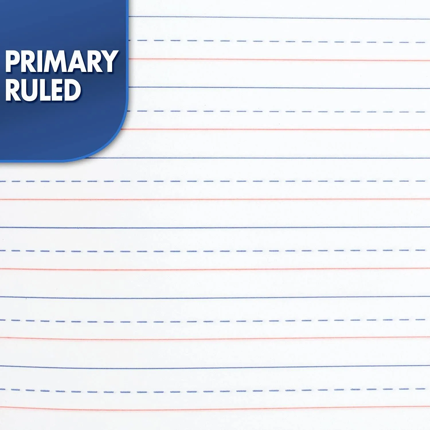 Mead Primary Composition Book, Primary Ruled Journal, Grades K-2, 7-1/2" x 9-3/4", 100 Sheets, Blue Marble