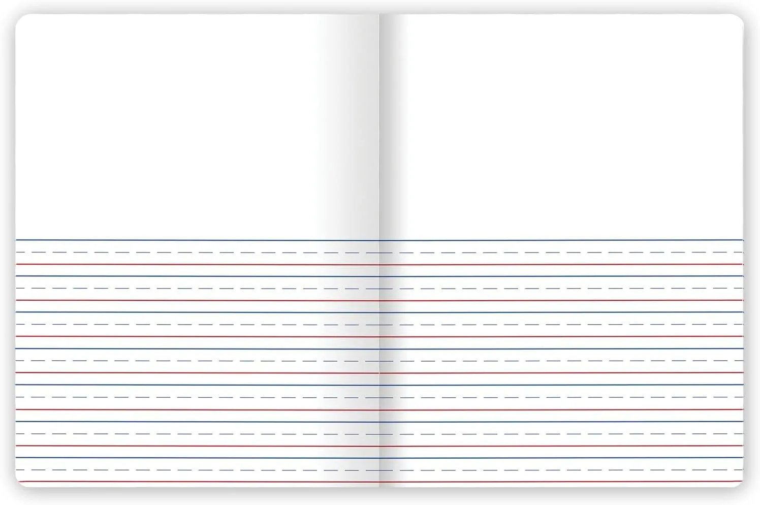 Mead Primary Journal, Half Page Ruled Creative Story Tablet, Grades K-2, 7 1/2" x 9 3/4", 100 Sheets