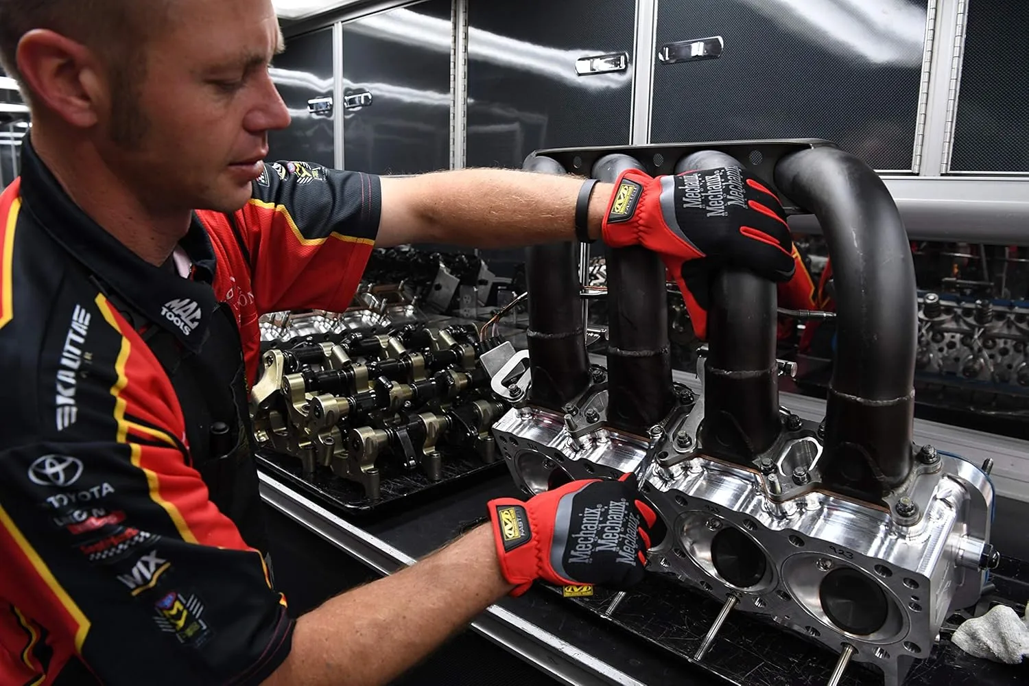Mechanix Wear FastFit Work Gloves - Anti-Slip & Abrasion Resistant - Touchscreen Compatible