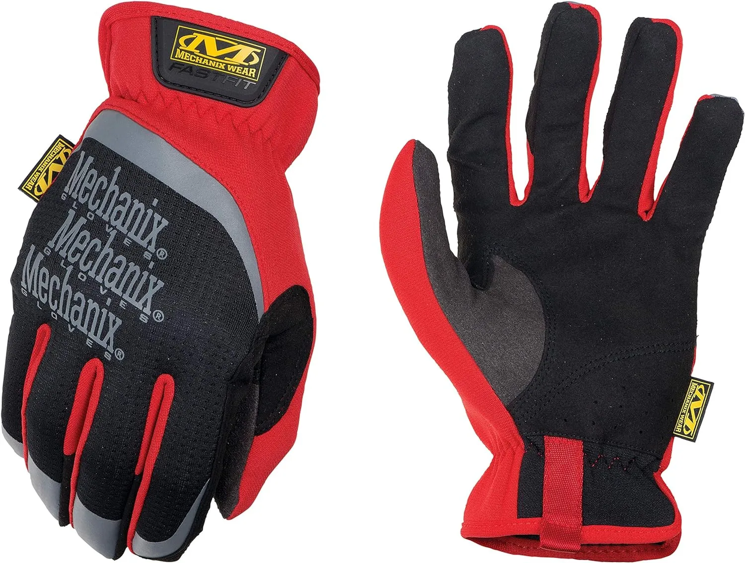 Mechanix Wear FastFit Work Gloves - Anti-Slip & Abrasion Resistant - Touchscreen Compatible