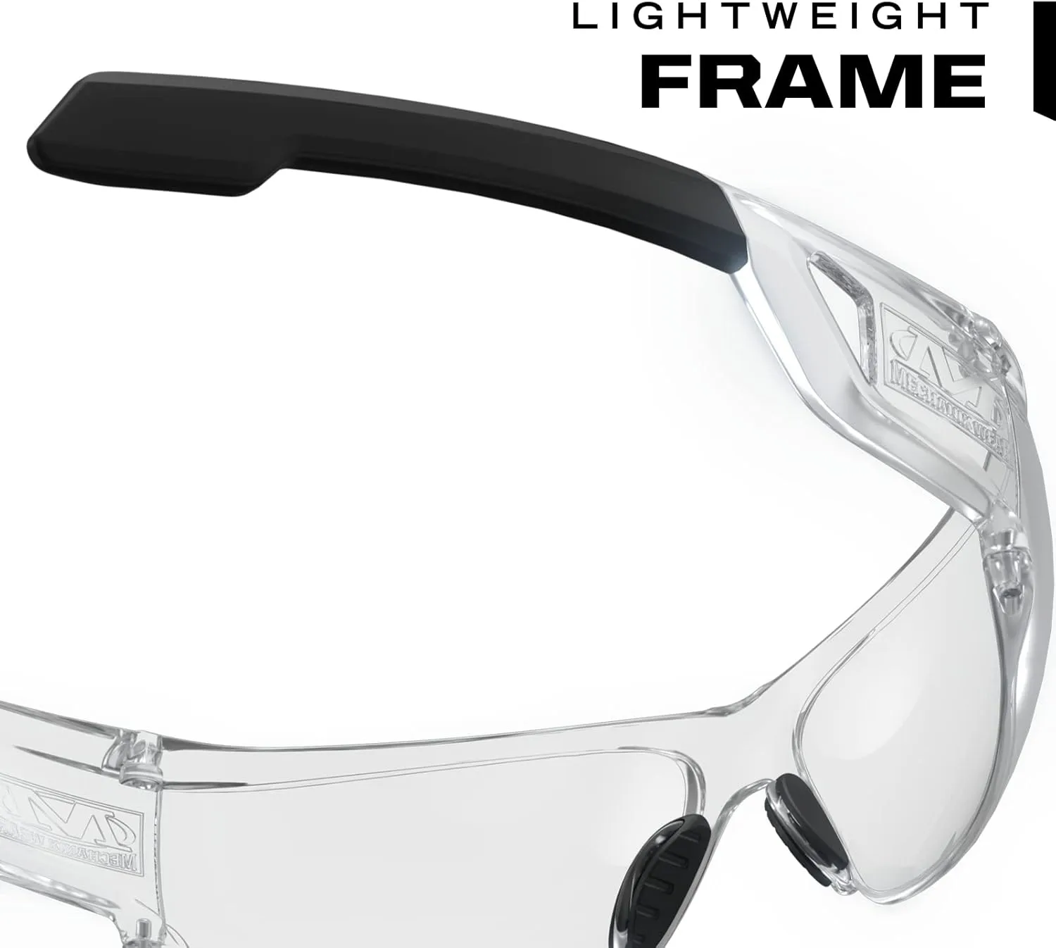 Mechanix Wear: Vision Type-N Safety Glasses with Advanced Anti Fog, Scratch Resistant, Rimless Lens, Protective Eyewear