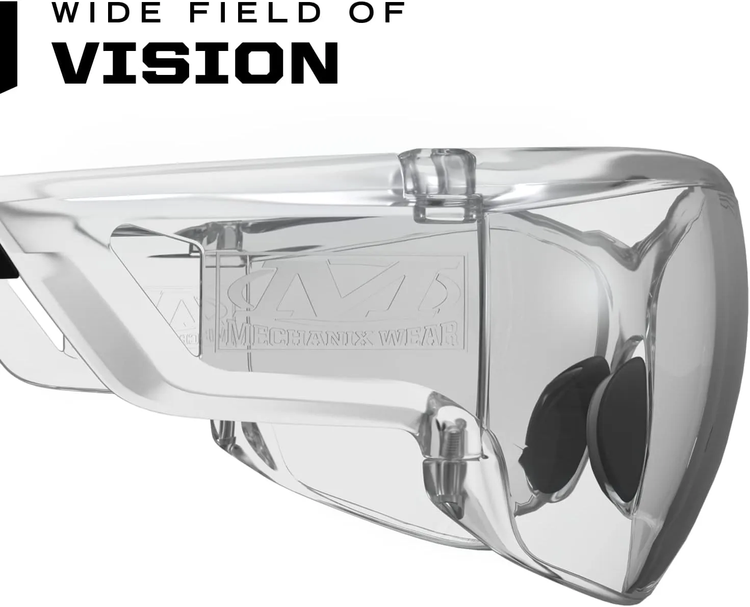 Mechanix Wear: Vision Type-N Safety Glasses with Advanced Anti Fog, Scratch Resistant, Rimless Lens, Protective Eyewear