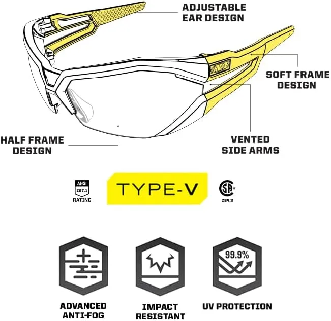 Mechanix Wear Vision Type-V Safety Glasses