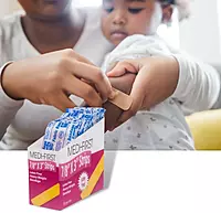 Medique Products 61450 Extra Heavy Weight Latex Free Flexible Woven Strip Bandages, 7/8-Inch by 3-Inch, 50 Per Box 7/8" x 3"