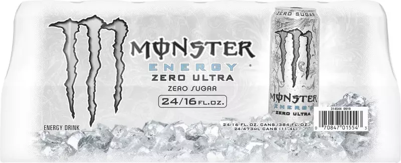 Monster, Zero Ultra, 16 oz, 24 pack