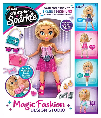 Cra-Z-Art Shimmer 'N Sparkle Magic Fashion Doll Studio