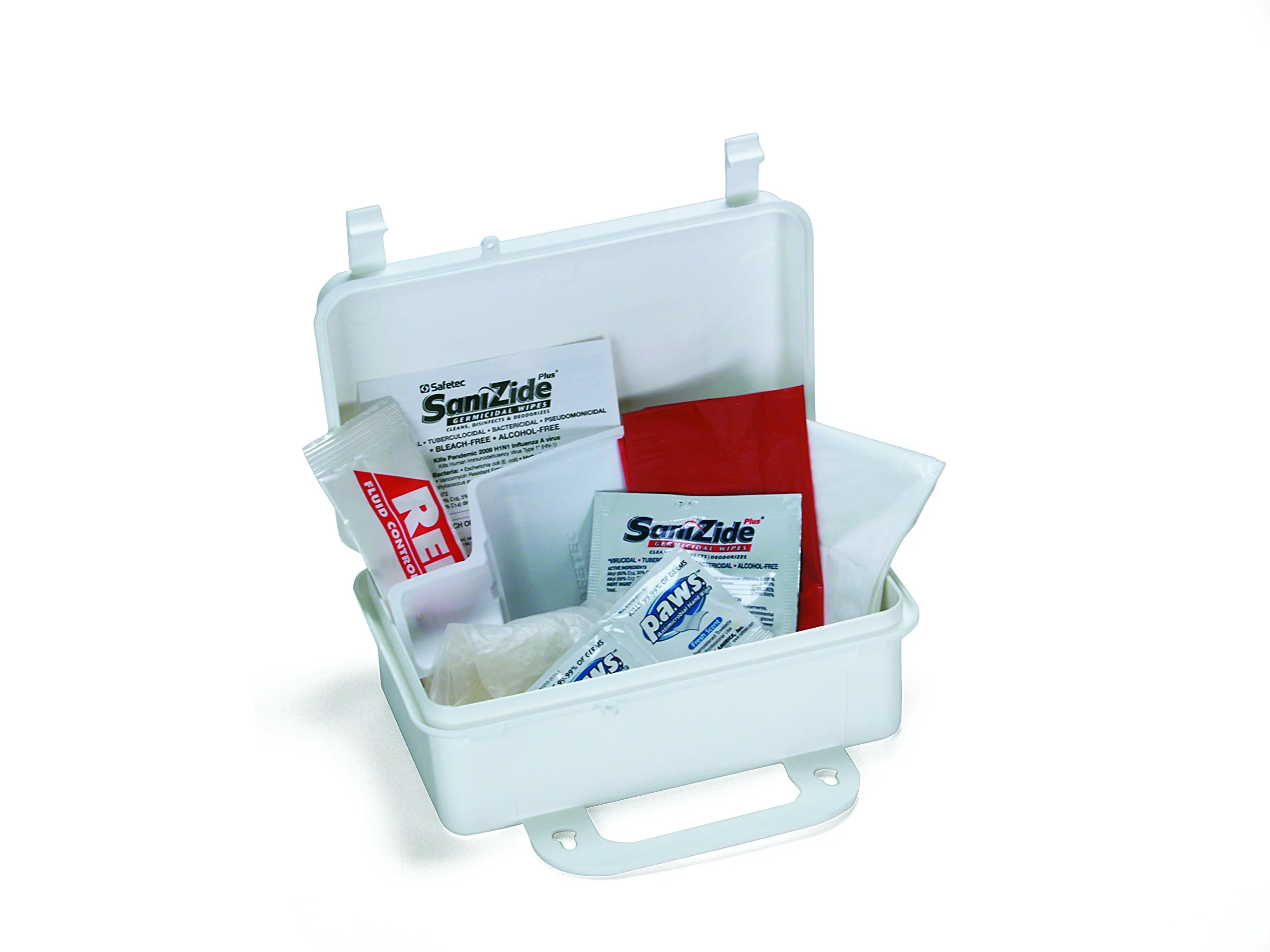 Medique 89701 Body Fluid Clean Up Kit, Plastic Case, Filled, White, 1" x 25 yard