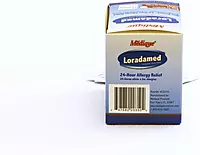 Medique Loradamed Allergy Relief 10 mg Loratadine Tablet, 1 per Box Medication