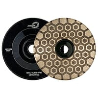 Cyclone Hex Flat Cup Wheel - 4" Medium w/Resin