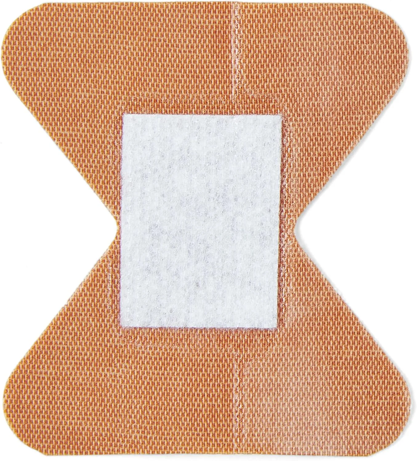 CURAD Flex-Fabric Adhesive Fingertip Bandages, Skin-Friendly Adhesive, 2 x 1.75 Inches, Breathable Fabric