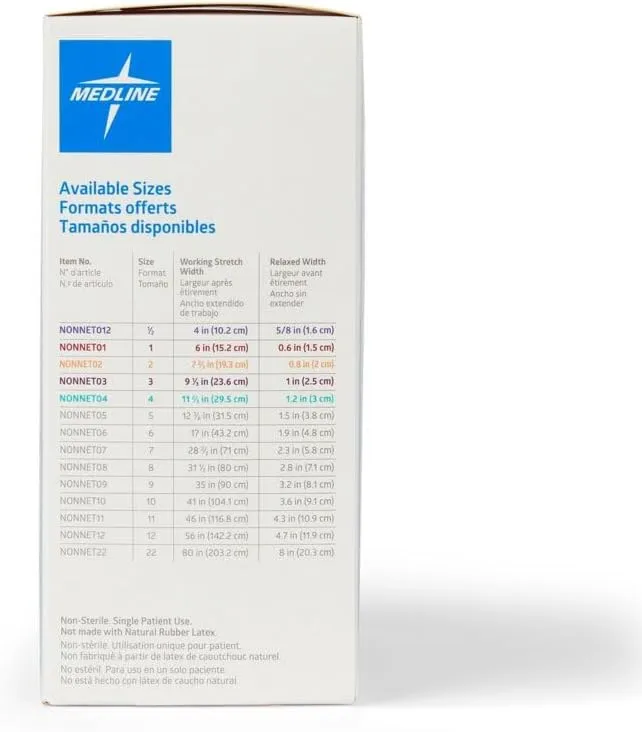 Medline Stretch Tubular Elastic Dressing Retention Net