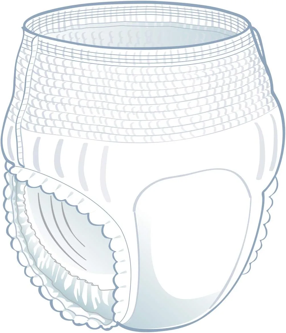 FitRight Super Protective Incontinence Underwear, Maximum Absorbency, Medium, 28 to 40", 20 Count