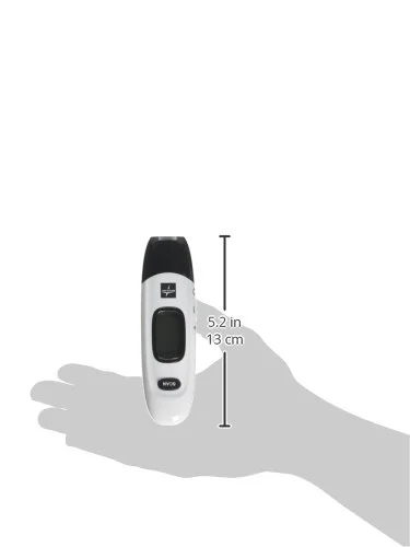 Medline No Touch Forehead Thermometer - Infrared Non-Contact, Reusable, Dual C/F, White