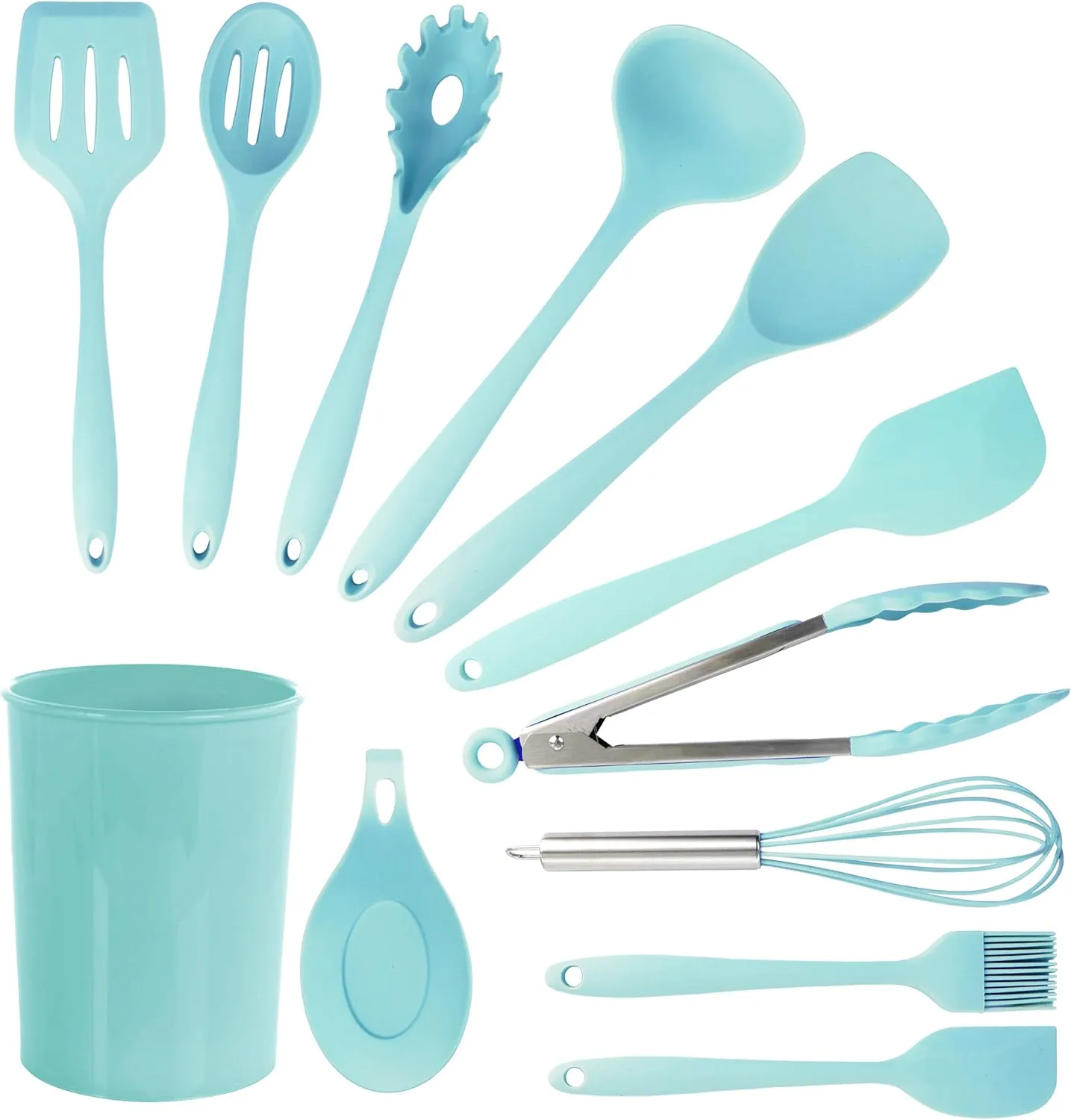 MegaChef 12-Piece Silicone Kitchen Utensil Set