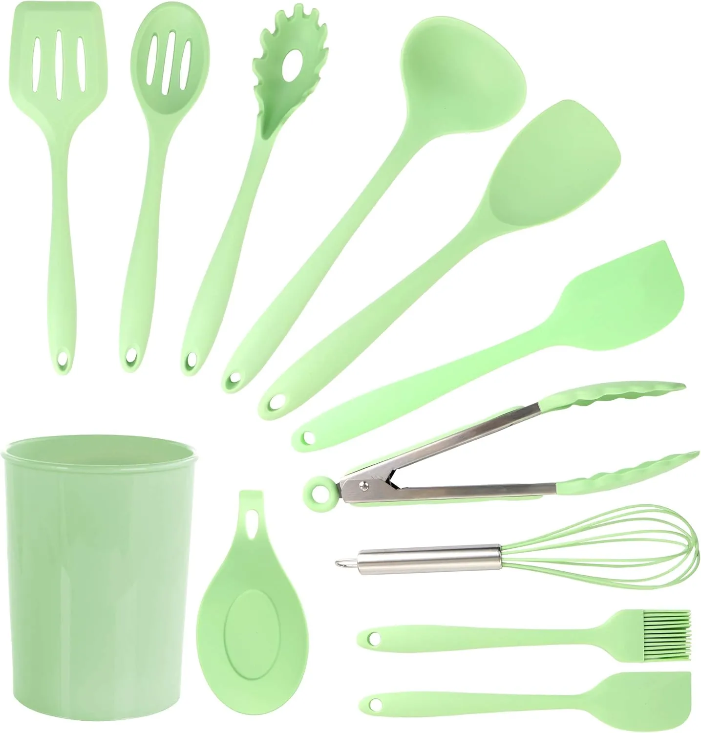 MegaChef 12-Piece Silicone Kitchen Utensil Set