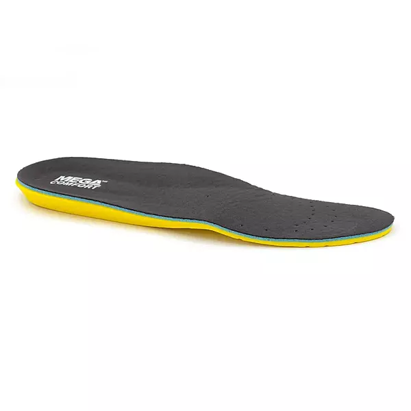 MEGACOMFORT MCFPAM-M8/W10 Insole, Men 8/Women 10, Yellow/Black, PR