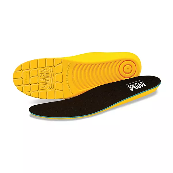 MEGAComfort Personal Anti-Fatigue Mat Shoe Inserts, Size M11/W13, Memory Foam Insoles, and Shock Absorption