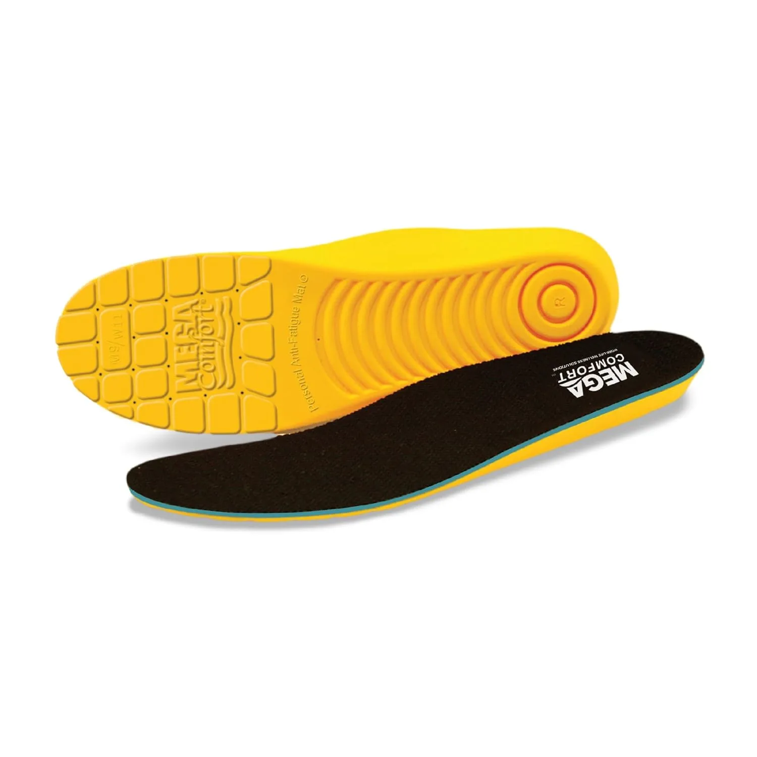 MEGA Comfort Insoles - PAM W7 Yellow