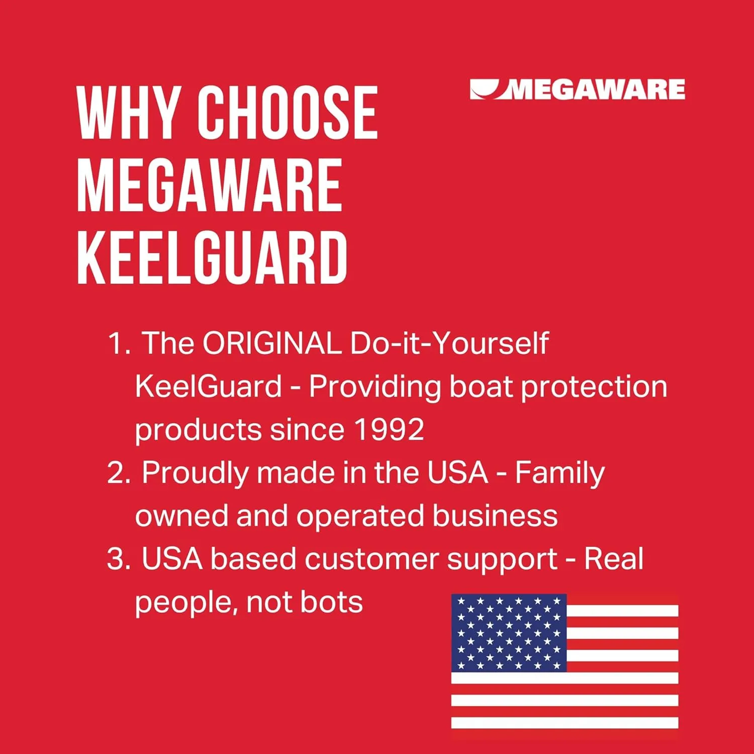 MEGAWARE KEELGUARD Self-Adhesive DIY Keel Guard 5-Inch Wide (9 Standard Lengths, 11 Colors)