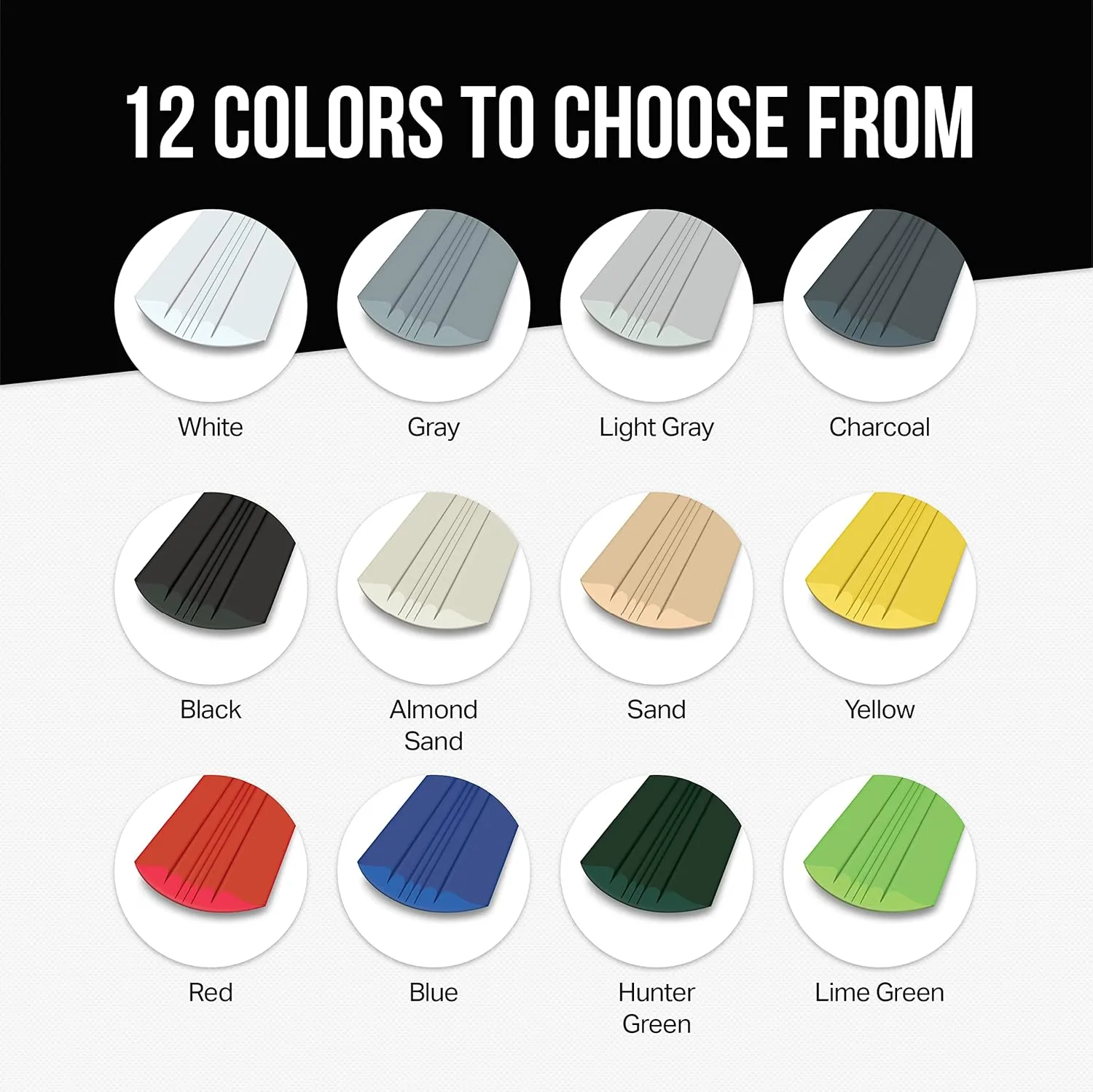 MEGAWARE KEELGUARD Self-Adhesive DIY Keel Guard 5-Inch Wide (9 Standard Lengths, 11 Colors)