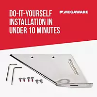 MEGAWARE KEELGUARD SkegGuard 27412 Skeg Protector with Drain Hole - Protects Against Ramp Dragging