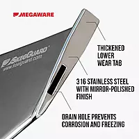 MEGAWARE KEELGUARD 27171 SKEGGUARD Fits Honda Force Mercury Nissan Tohatsu Suzuki (See Listing for Details) 316 Marine-Grade