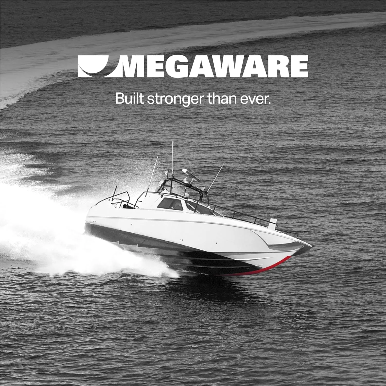 MEGAWARE KEELGUARD SkegGuard 27051 Skeg Protector with Drain Hole - Protects Against Ramp Dragging