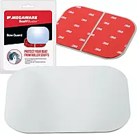 Megaware - ScuffBuster Bow Guard for Boats - Protects from Scuffs and Scratches - Stainless Steel Shield with 3M Adhesive