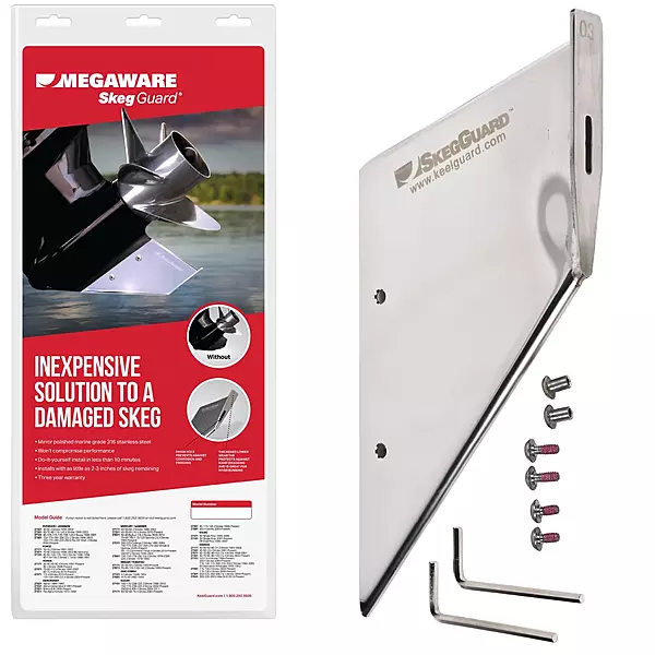 MEGAWARE KEELGUARD SkegGuard 27061 Skeg Protector - Protects Against Ramp Dragging