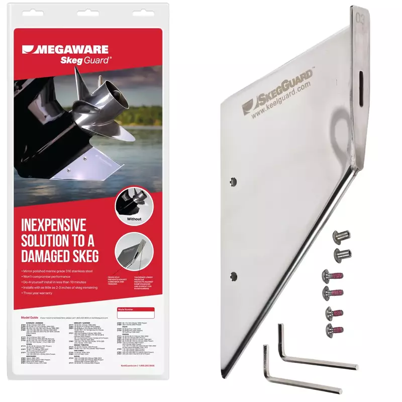 MEGAWARE KEELGUARD SkegGuard 27061 Skeg Protector - Protects Against Ramp Dragging
