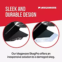 Megaware SkegPro 665 - Protects Against Damage from Ramp Dragging, Rocks