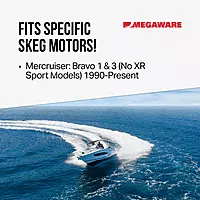 Megaware SkegPro 667 - Protects Against Damage from Ramp Dragging, Rocks