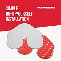 Megaware - XL ScuffBuster Bow Guard with Notch for Boats - Protects from Scuffs and Scratches