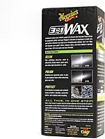 Meguiar's 3-in-1 Wax, Advanced Cleaner Wax, 16 Oz