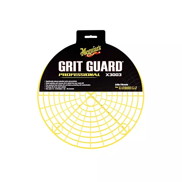 Meguiar's Yellow Bucket, Car Wash Bucket for Water and Suds - 3.5 Gallon Grit Guard