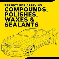 Meguiar's 4-1/2" Foam Applicator Pads, 4 Count - Ultra-Soft Tight-Cell Foam