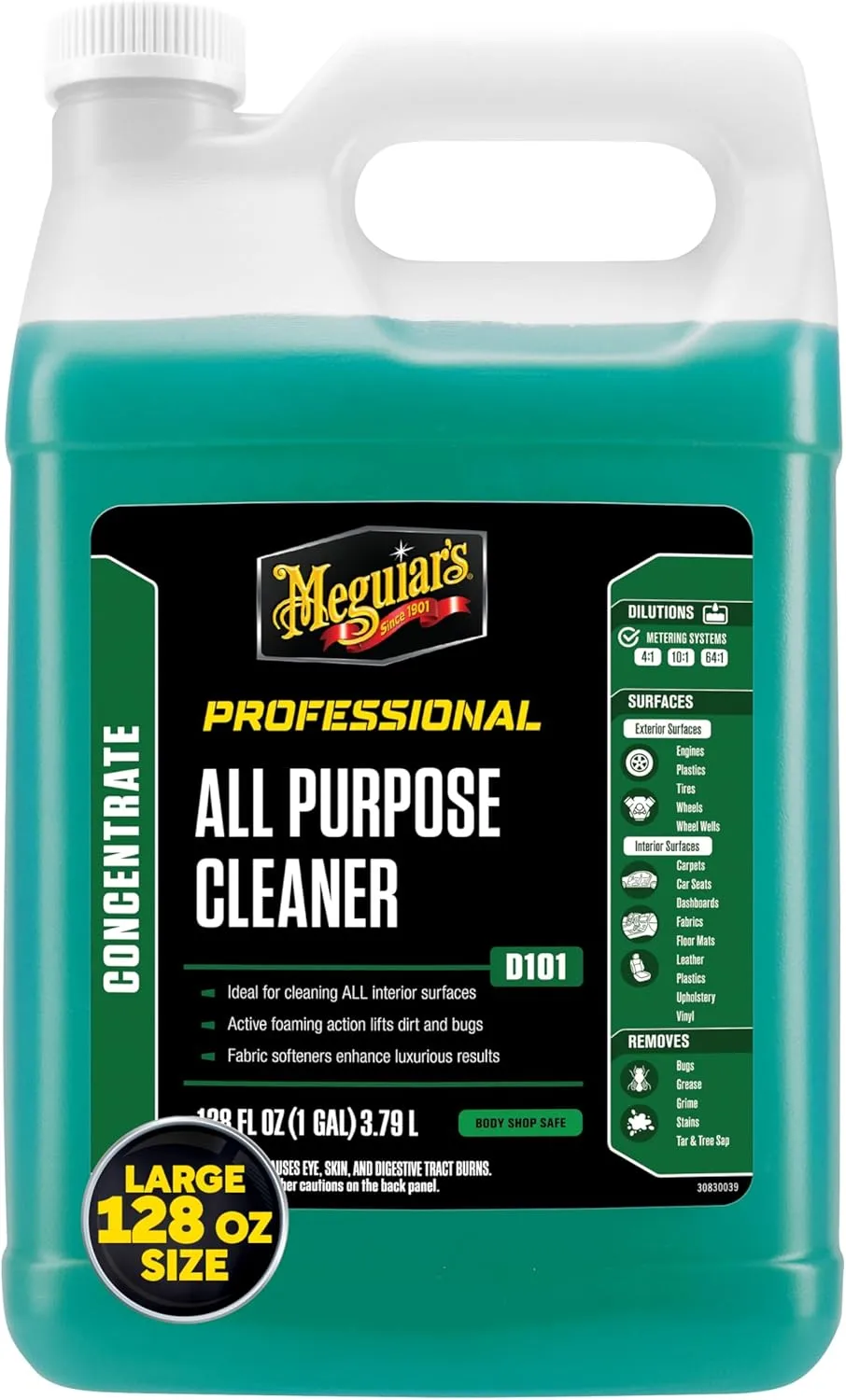 Meguiar's D10101 All Purpose Cleaner (Packaging May Vary) 128 Fl Oz (Pack of 1)