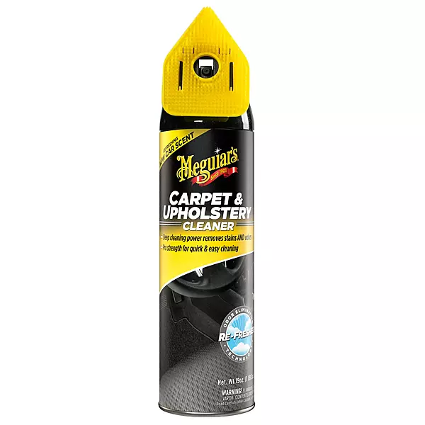 Meguiar's Carpet & Upholstery Cleaner - Spray, Pro-Strength Spot Cleaner for Carpet & Upholstery,Fights Odors, New Car Scent