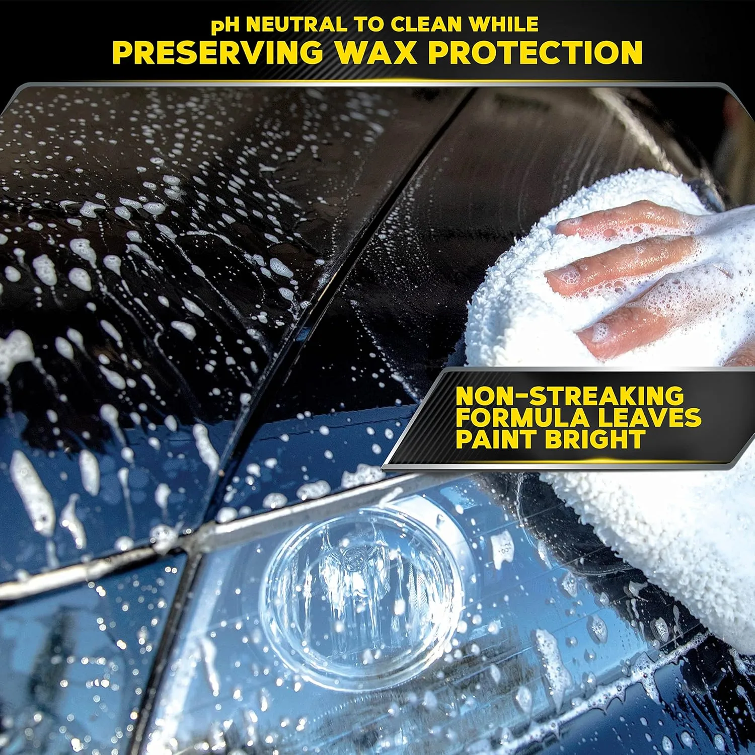 Meguiar's Deep Crystal Car Wash, pH Balanced, 64 oz (Pack of 2)