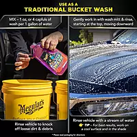 Meguiar's Deep Crystal Car Wash, pH Balanced, 64 oz (Pack of 2)