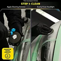 Meguiar's Two Step Headlight Restoration Kit, Headlight Cleaner Restores Clear Car Plastic and Protects from Re-Oxidation