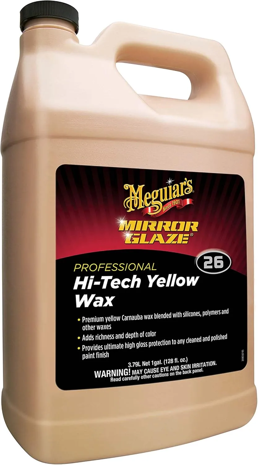 Meguiar's Mirror Glaze Hi-Tech Yellow Liquid Wax